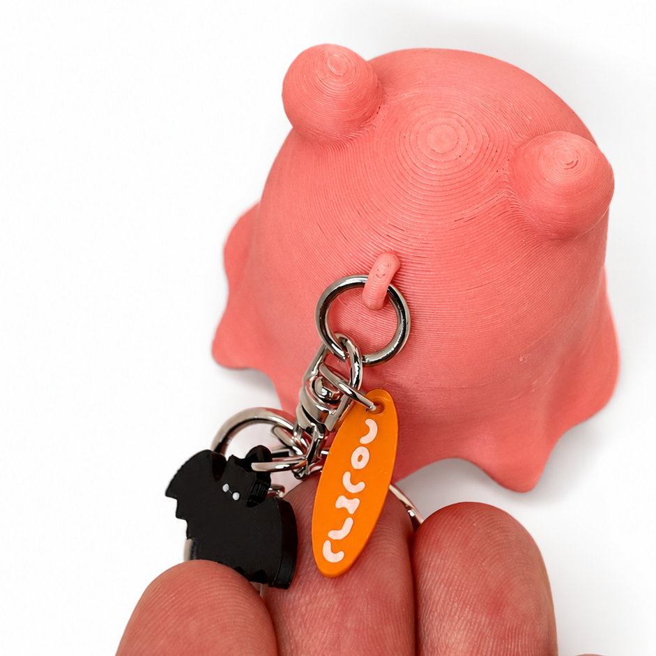 🩷 Pink Lumi : Figurine & Porte-clés