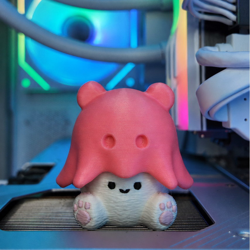 🩷 Pink Lumi : Figurine & Porte-clés